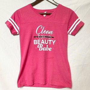 Pink Clean Beauty Babe t-shirt
